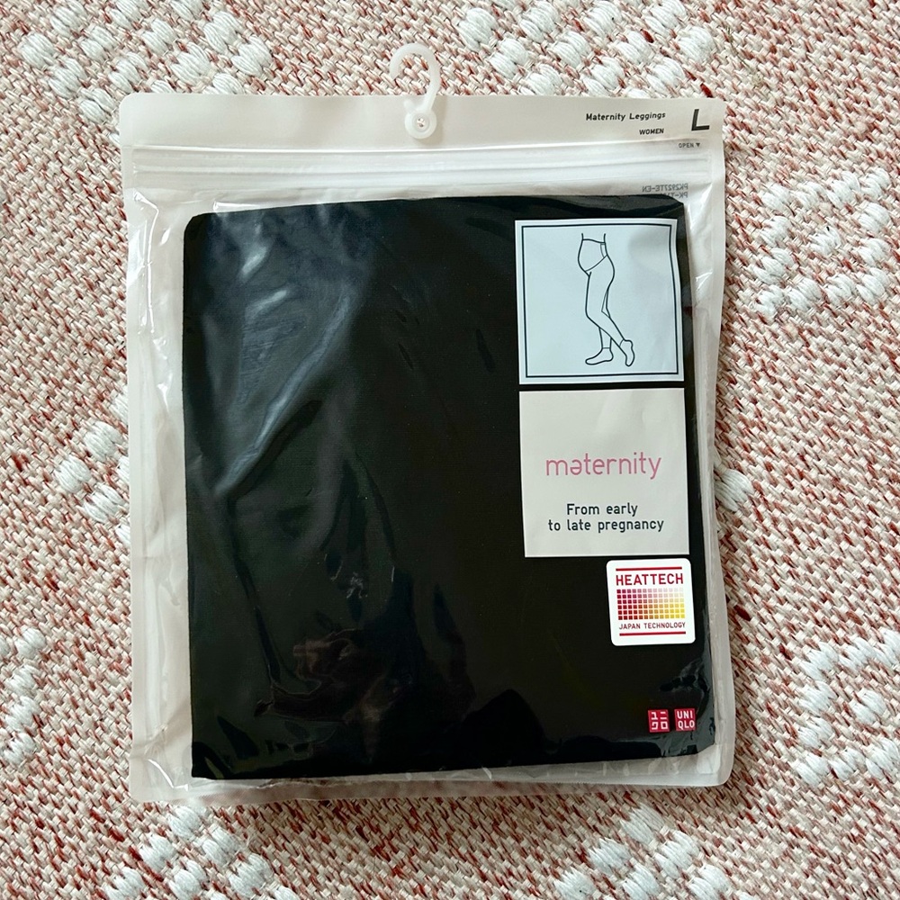 Uniqlo Maternity Leggings, Black, L